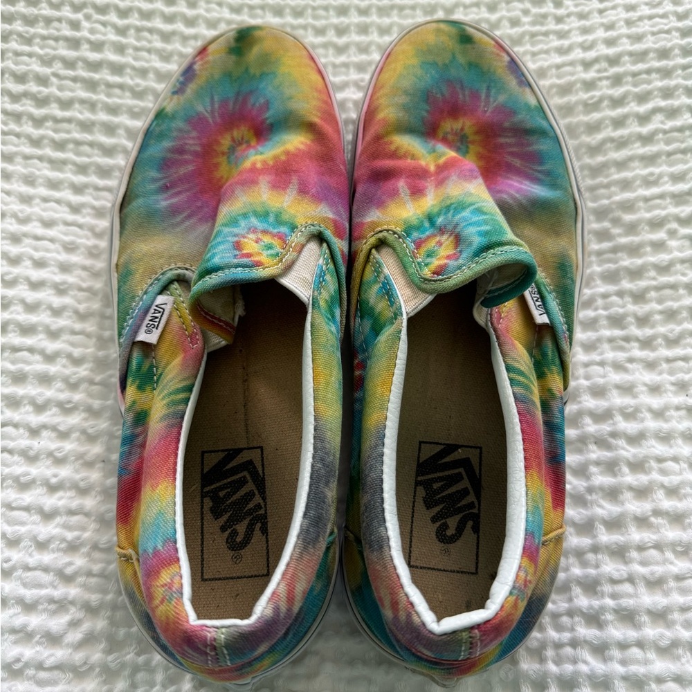VANS Tie Dye Womens Tennis Shoes Size 8.5